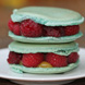 Macarons framboises